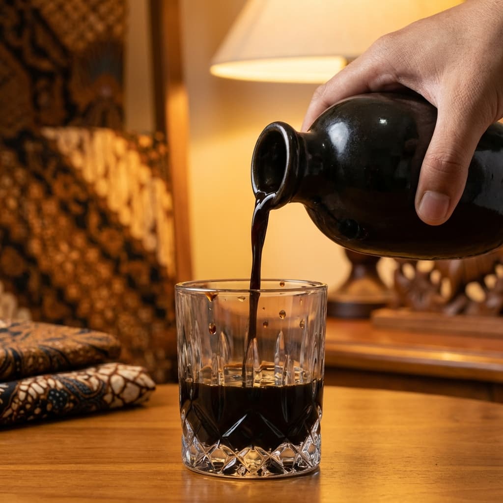 Black Garlic Juice Serving